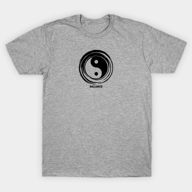 Yin & Yang Balance T-Shirt by Cre8tiveSpirit